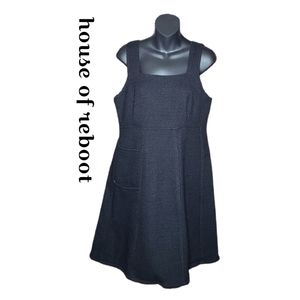 HOUSE OF REBOOT BLACK WOOL JUMPER